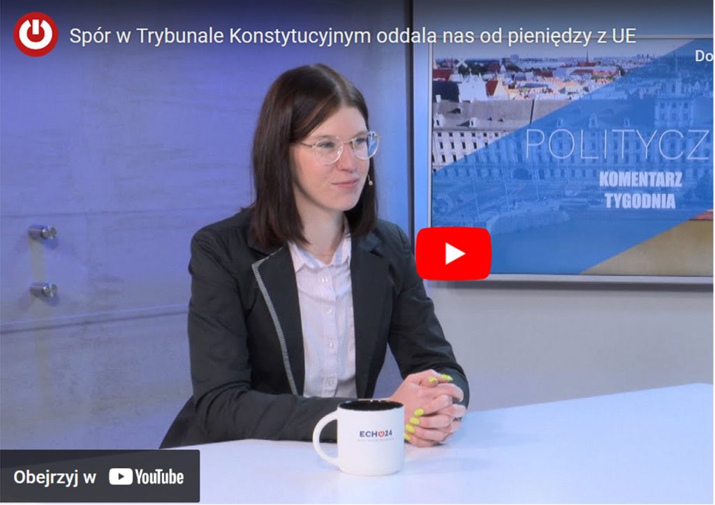 Paula Wiśniewska w studio TV Echo24.pl