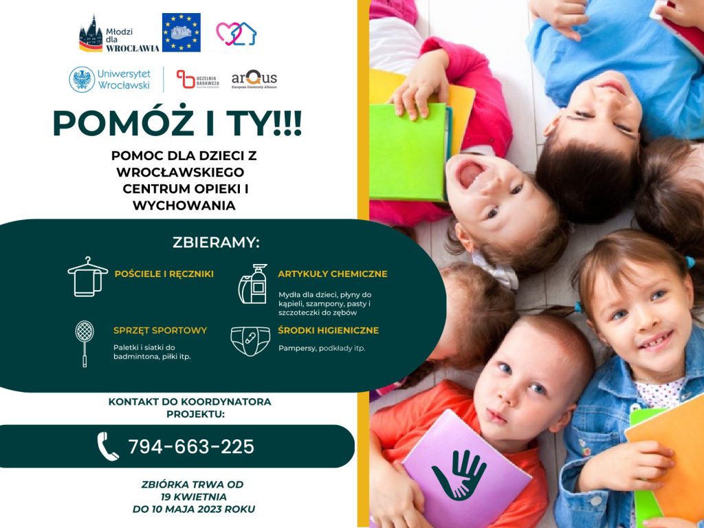 Plakat akcji Pomóż i Ty