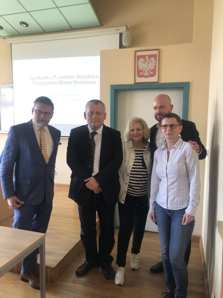 zdjęcia z spotkania z prezydentem Wrocławia