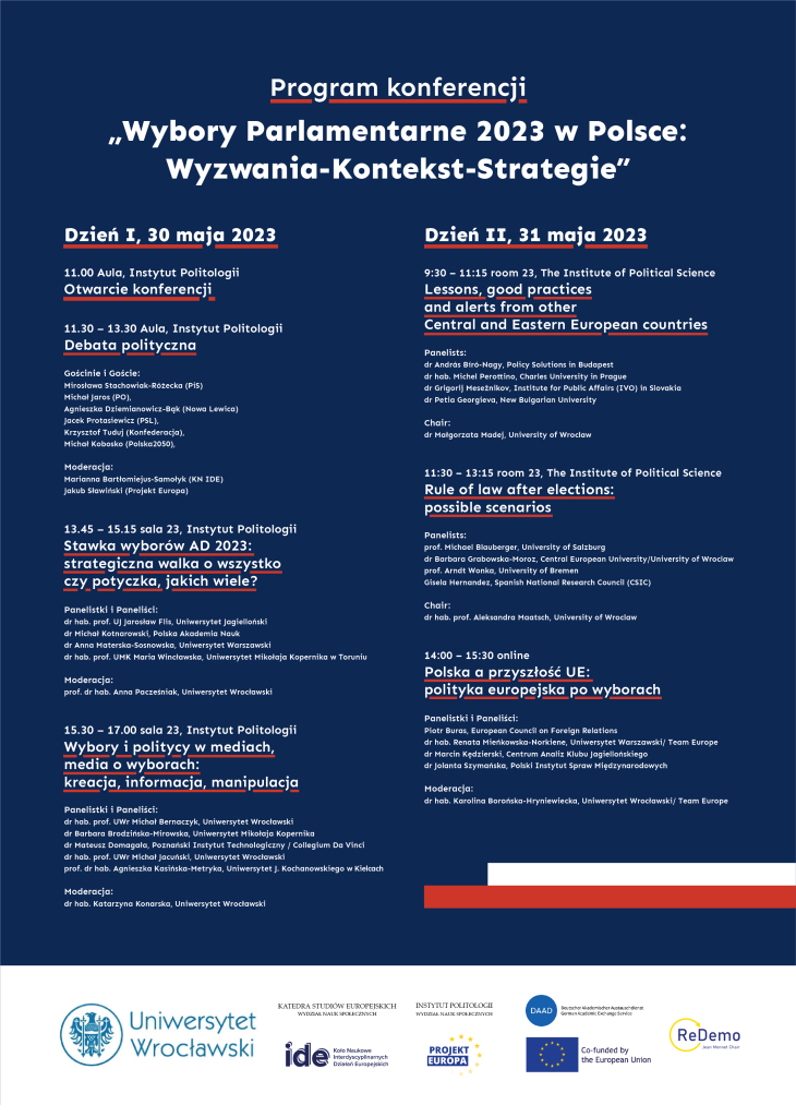 program konferencji