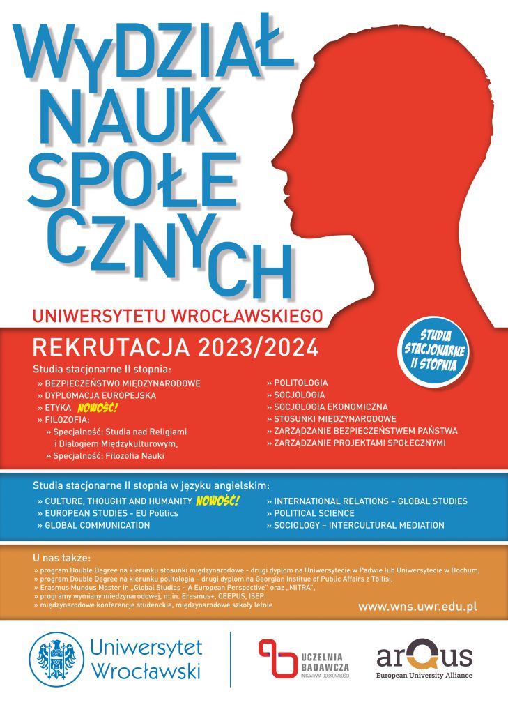 Plakat z ofertą studiów II stopnia