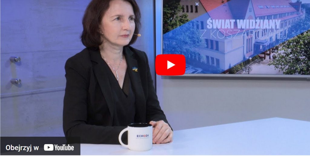 Prof. Larysa w studiu TVEcho.24.pl