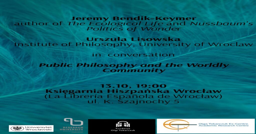 plakat wydarzenia: Public Philosophy and Worldly Community