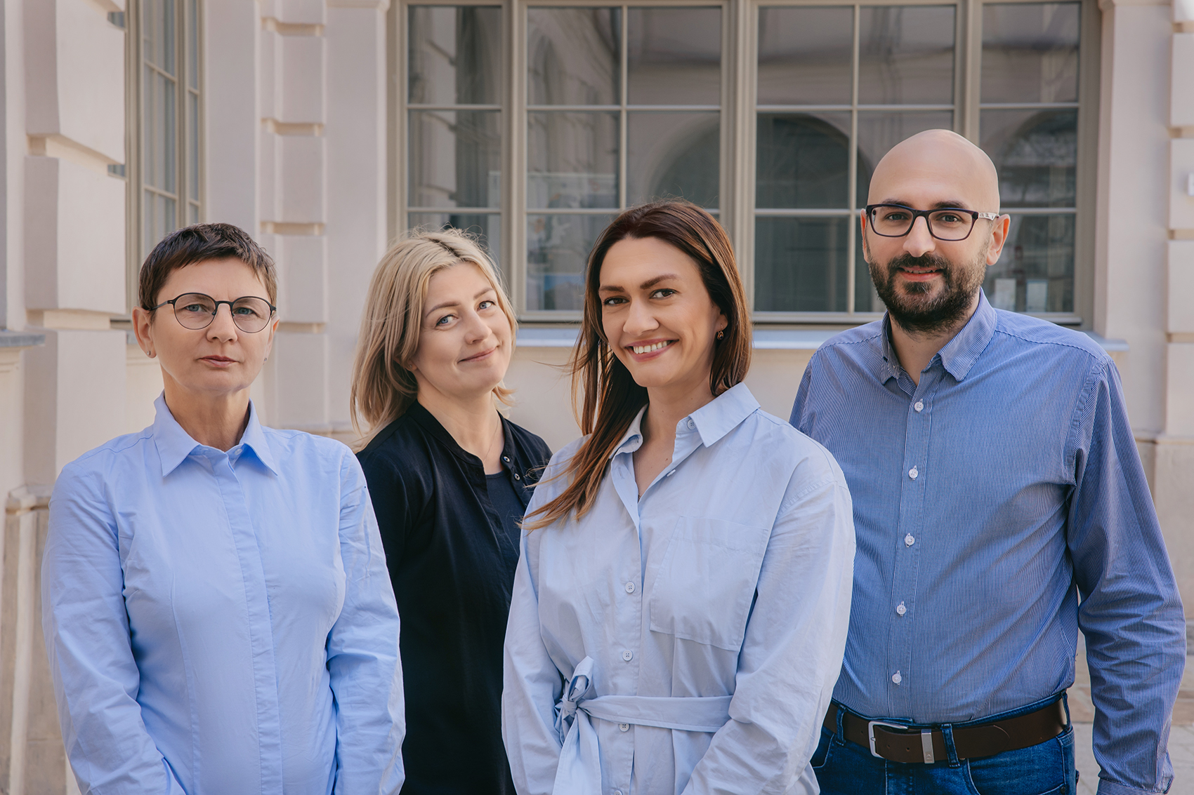 Ewa Banaszak, Barbara Wiśniewska-Paź, , Aneta Uss-Lik oraz dr Dawid Krysiński