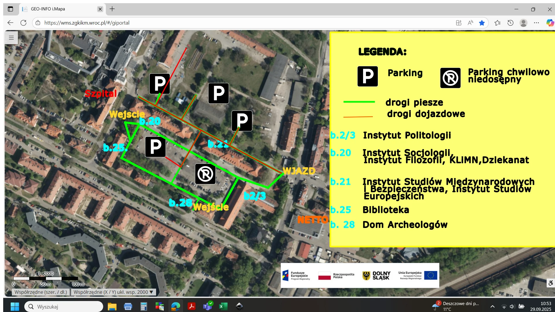 mapa campusu