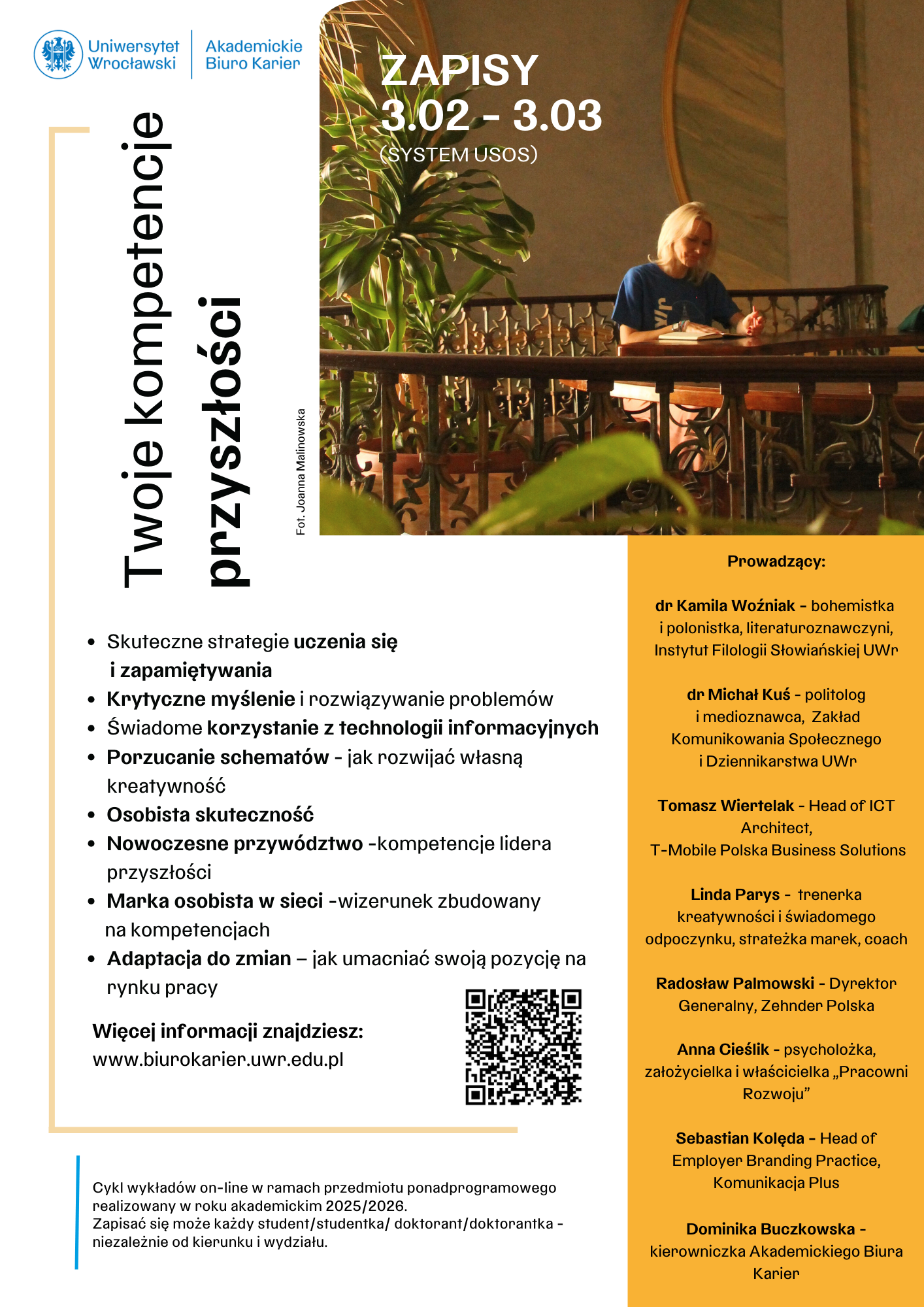 plakat Twoje kompetencje przyszłości